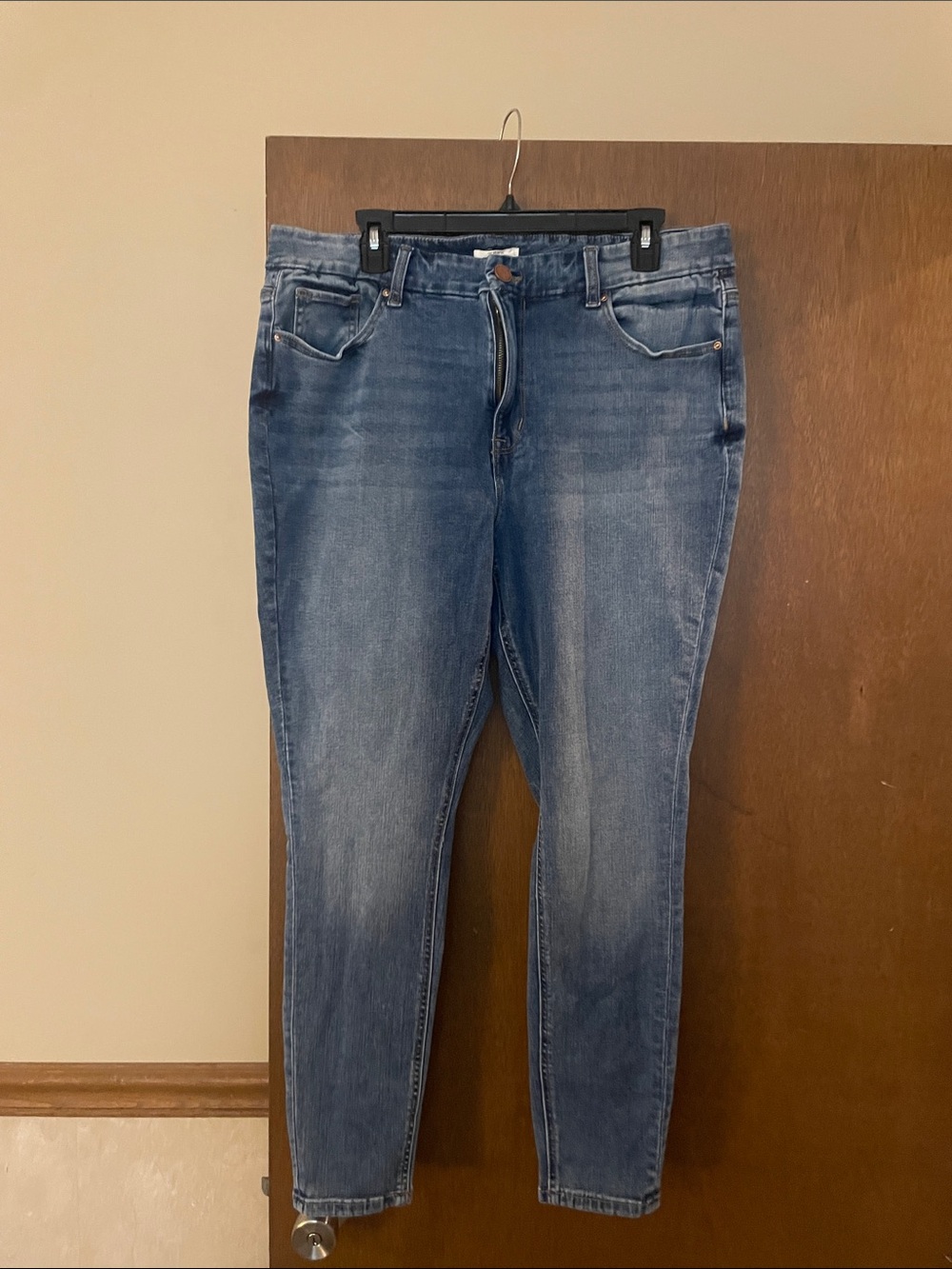 Maurices Light-Mid Blue Skinny Jeans
